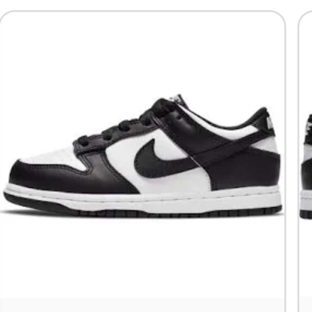 Dunks size 2 kids barely used almost in perfect condition